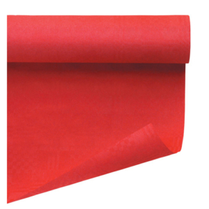 Tovaglia a rotolo in carta Dopla - 1,2x7 m rosso - 09003