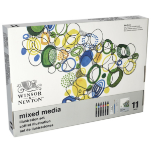 Confezione Winsor&Newton Mixed media Illustration Set - 11 pezzi - soggetti assortiti - 0290180