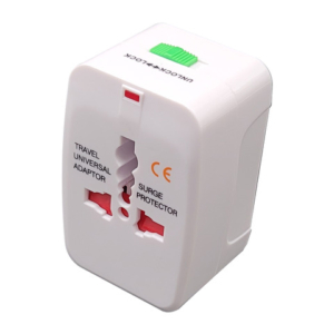 Adattatore universale da viaggio MKC Europa - Regno Unito - USA bianca 492519362