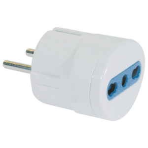 Adattatore di rete bianco spina franco/tedesco MKC 2P+T 16A 492518363