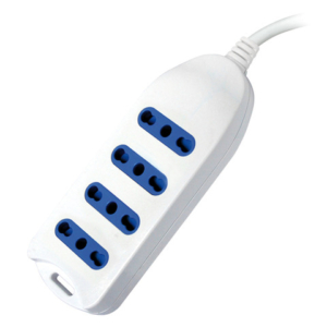 Multipresa a 4 prese bipasso 10/16A bianca MKC spina 2P+T 16A 492517976