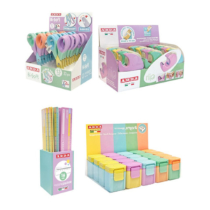 Espositore 91 accessori Arda Pastel Bicolor colori assortiti 170PP