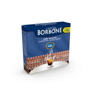 Caffè macinato Caffè Borbone macinato red - miscela nobile - 2 buste da 250 g - GRMACINATORED8X500GR