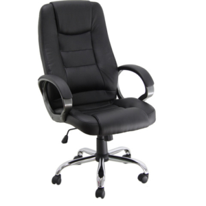 Poltrona direzionale Unisit CH Eco Smart in PU nero CH1/KN