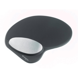 Tappetino per mouse con poggiapolsi Kensington in memory gel nero/grigio 62404
