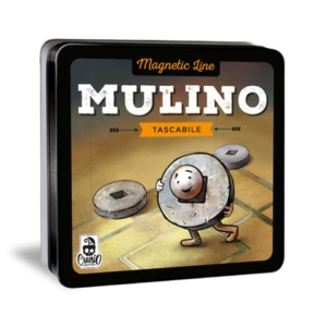 Gioco tascabile Cranio Creations Magnetic Line ? Mulino età 6+ 2 giocatori - CC356