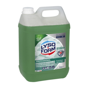 Detergente disinfettante multisuperficie professionale Lysoform 5 L freschezza alpina Plus - 9300969
