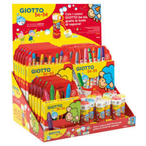 Espositore 36 articoli Giotto Bebè bolle in omaggio F983900