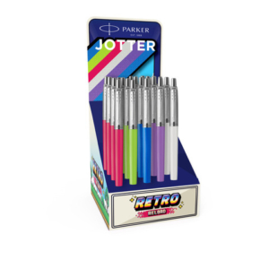 Espositore 20 penne a sfera Parker Jotter Originals - colori fusto assortiti fantasia Anni '90 - 2218798
