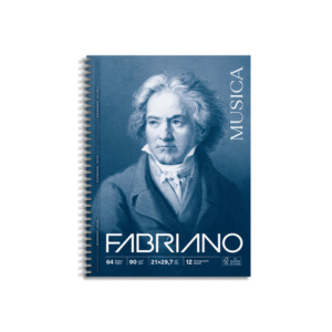Quaderno musica spiralato Fabriano A4 - 90 g/m² - 64 fogli 19100756