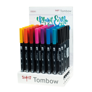 Espositore 48 pennarelli Tombow Dual Brush - 8 colori assortiti PABT-48P-A