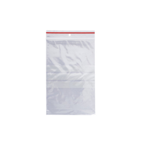 Buste trasp. chiusura grip in LDPE 50 ?m Q-Connect con banda scrivibile - cont. alimentare - conf. 1000 pz - 12x18 cm