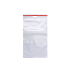 Buste trasp. chiusura grip in LDPE 50 ?m Q-Connect con banda scrivibile - cont. alimentare - conf. 1000 pz - 15x25 cm