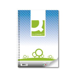 Quaderno spiralato Q-Connect A4 - 80 ff 70 g/m² - rigatura 1R - KF01983