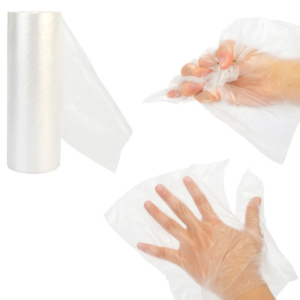 Guanti palmati monouso in rotolo da 200 pezzi - conf. da 25 rotoli - taglia unica - IG150