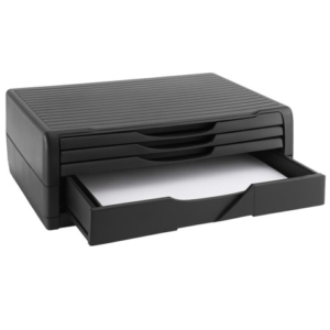 Supporto per stampante laser Curtis con 4 vani portafogli 675660