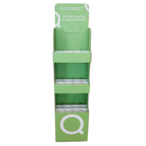 Struttura cartonata espositore Q-Connect - EspoQC_2021