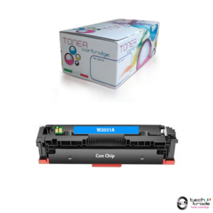 Toner Tech Trade rigenerato HP 415A - W2031A ciano - TTPHPW2031A-CHIP