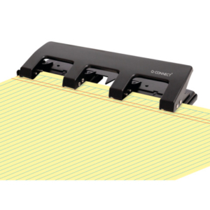 Perforatore a 4 fori Q-Connect nero 25 fogli KF01238