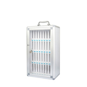 Armadietto portacellulari da 36 posti in alluminio Iternet con serratura 29x19x50 cm - 3449