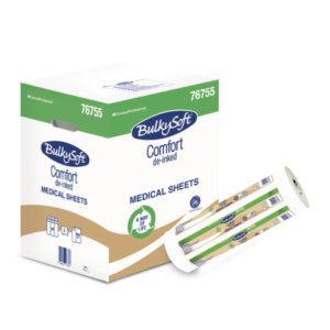 Lenzuolino medico Bulkysoft Comfort 2 veli - bianco 50 m - conf.6 pz - 76755.E10