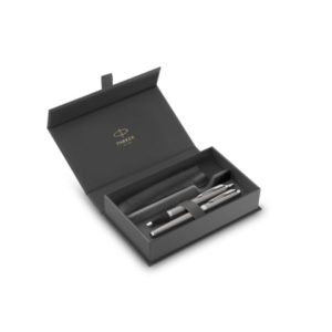 Gift Set Duo Parker - penna stilografica M + penna a sfera M IM Stainless CT - 2214458