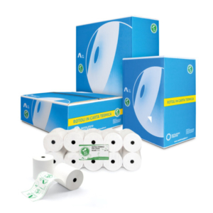 Rotoli registratore di cassa Rotolificio Pugliese BPA Free 48 g/m² - 80 mm foro 12 mm - conf. 10 pz - NBA7980TW