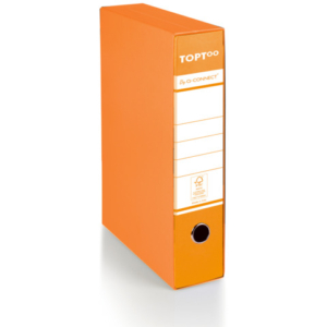 Registratore commerciale con custodia TOPToo by Q-Connect dorso 5 cm - 28,5x32 cm - arancio - 0201042/QM.AR