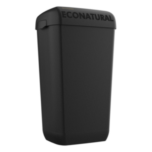 Cestino porta rifiuti 23 L Lucart Professional Econatural Flow 55,8x34,5x23 cm nero - 892512