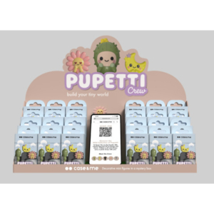 Espositore 24 mystery box mini pupazzetti Case & Me Pupetti Wild Collection versioni assortite