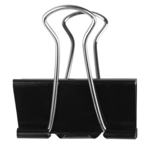 Molle Double Click Q-Connect Foldback nero 19 mm conf. da 10 - KF01282