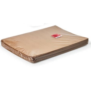 Carta da pacco Rex-Sadoch 100x140 cm 80 g/m² Kraft avana - Conf. 50 fogli piegati 50x35 cm - CK50A