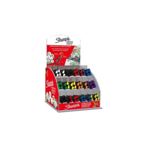Espositore 72 marcatori acrilici Sharpie Acrylic Marker di cui 48 punta tonda + 24 punta a pennello - assortiti 2218421