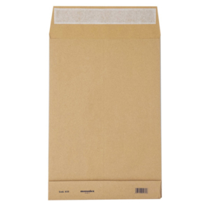 Buste a sacco Blasetti Monodex Avana in carta kraft 120 g/m² - fondo quadro - 25+4x35,3 cm - conf. 250 pz - 0935