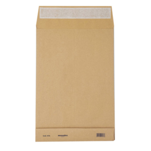 Buste a sacco Blasetti Monodex Avana in carta kraft 120 g/m² - fondo quadro - 30+4x40 cm - conf. 250 pz - 0936