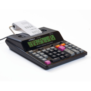 Calcolatrice scrivente termica Nikoffice CP-3200 - display 12 cifre - nero - 08NIK117/N