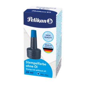 Inchiostro per timbri senza olio Pelikan flacone 28 ml blu 400142581