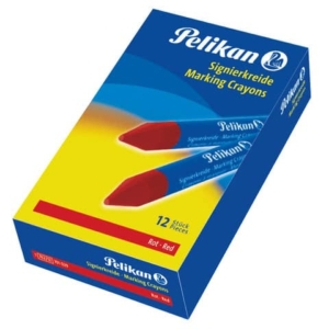 Pastello industriale Pelikan 762 rosso conf. da 12 - 701029
