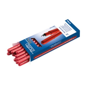 Penne a punta sintetica TRATTO Pen 2 mm rosso F830702
