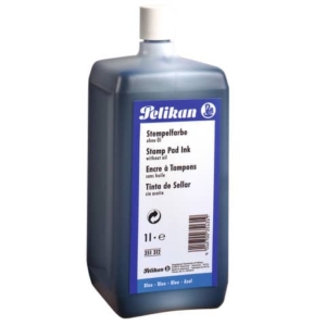 Inchiostro per timbri senza olio Pelikan bottiglia 1 litro blu 100436068
