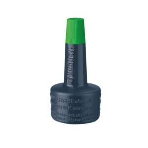 Inchiostro per timbri senza olio Pelikan flacone 28 ml verde 100436066