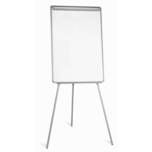 Lavagna magnetica a fogli mobili con treppiede Q-Connect 70x100 cm plastica grigio - KF04166