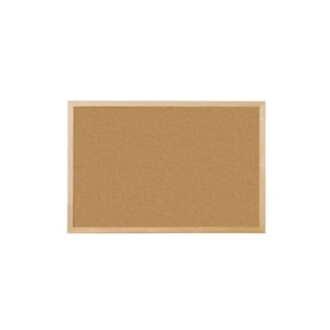 Pannello in sughero Q-Connect 120x90 cm con cornice in legno KF03568