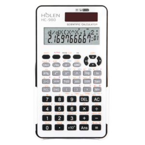 Calcolatrice scientifica Holen HC-980 10+2 cifre 401 funzioni ammessa alla maturita' bianco/nero - 3531