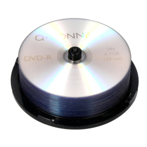 DVD-R Q-Connect Spindle 16x 120 min non stampabile conf.da 25 pezzi - KF00255