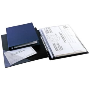 Raccoglitore Sei Rota Sanremo 2000 - 4 anelli D Ø 25 mm - 23x33 cm dorso 4 cm blu - 34233307