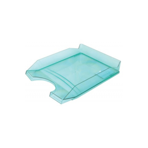 Vaschetta portacorrispondenza da scrivania Office Products in PP A4 - trasparente verde - 18016011-02
