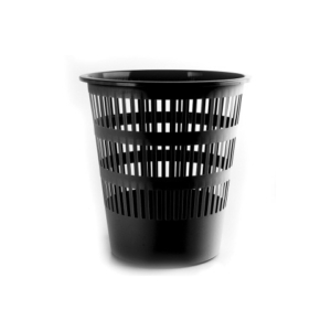 Cestino gettacarte Donau 12 L nero D307-01