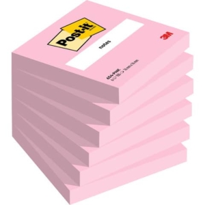 Foglietti Post-it® rosa 100 fogli/blocchetto conf. 6 pz 76x76 mm 4038654-PNK