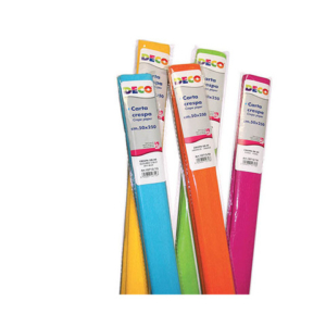 Carta crespa Deco 40 g colori assortiti conf. 10 pz - 50x250 cm 10369